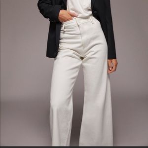 Zara Marine Straight Jeans (white)